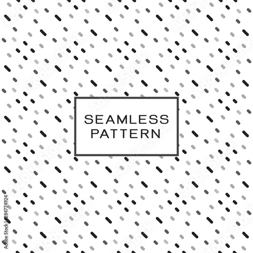 seamless pattern with simple line geometric concept on white background, vector illustration