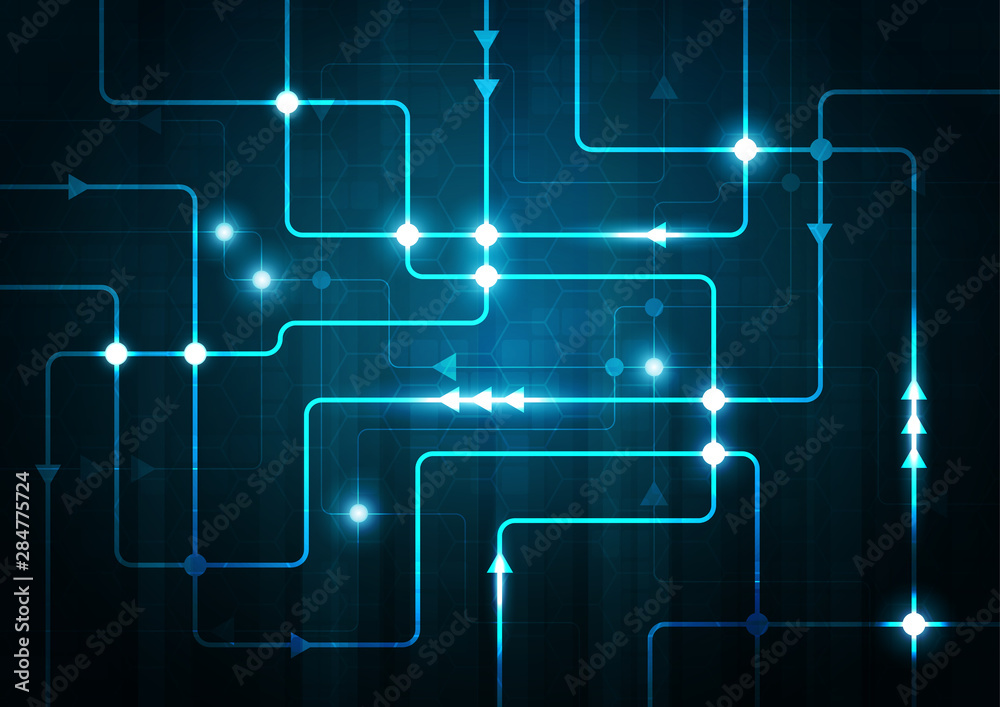 High tech technology geometric High tech technology geometric