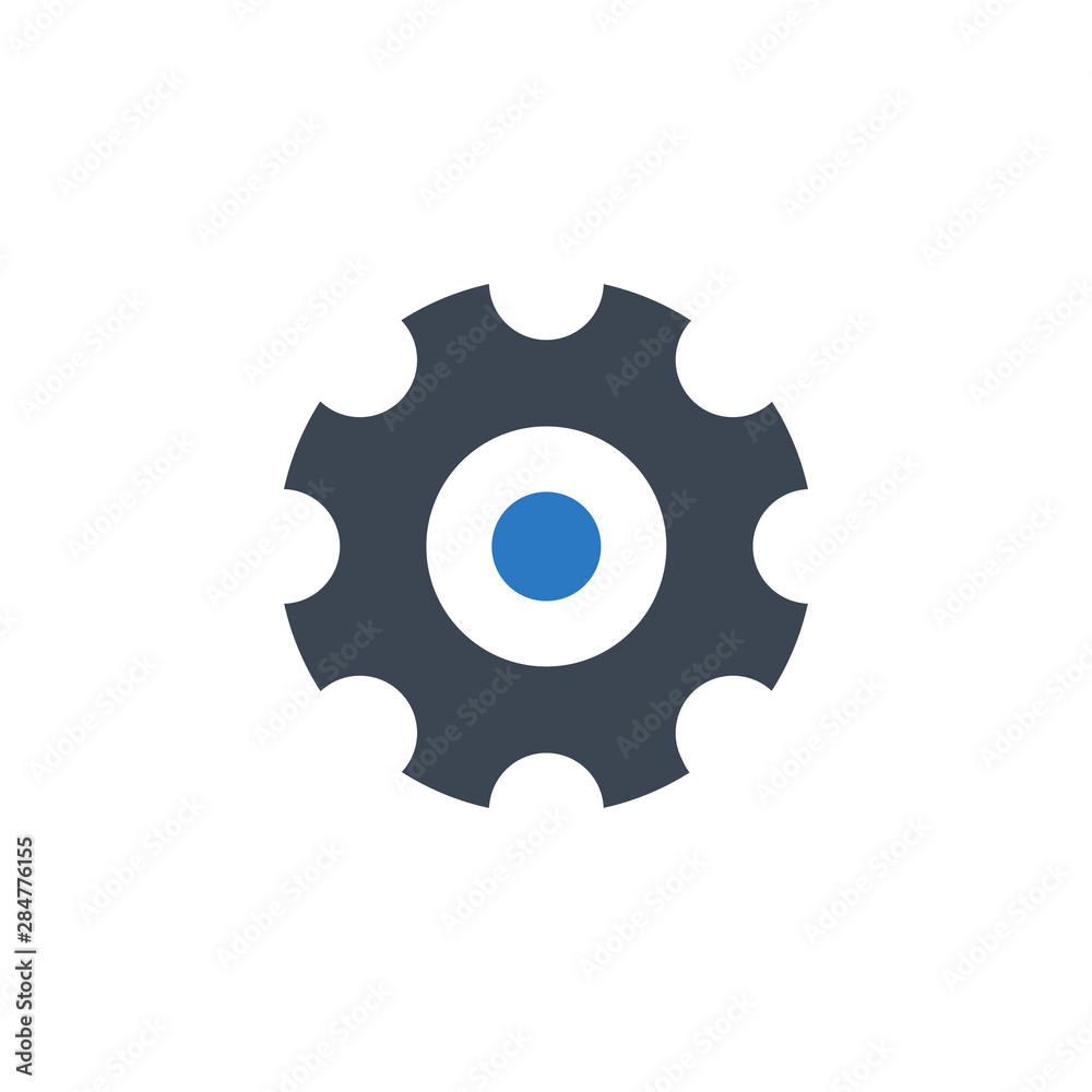 Gear related vector glyph icon. Isolated on white background. Vector illustration. Gear related vector glyph icon. Isolated on white background. Vector illustration.