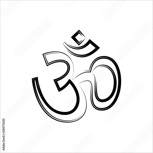 Aum (Om) The Holy Motif Design