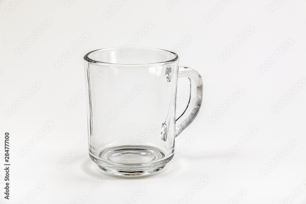 empty glass isolated on white empty glass isolated on white