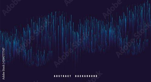 Lines composed of glowing backgrounds, abstract vector background