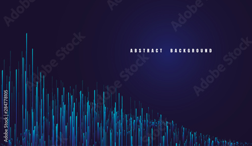 Lines composed of glowing backgrounds, abstract vector background