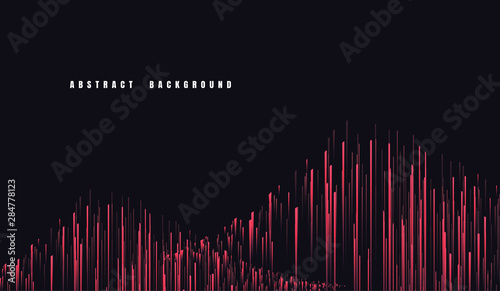 Lines composed of glowing backgrounds, abstract vector background