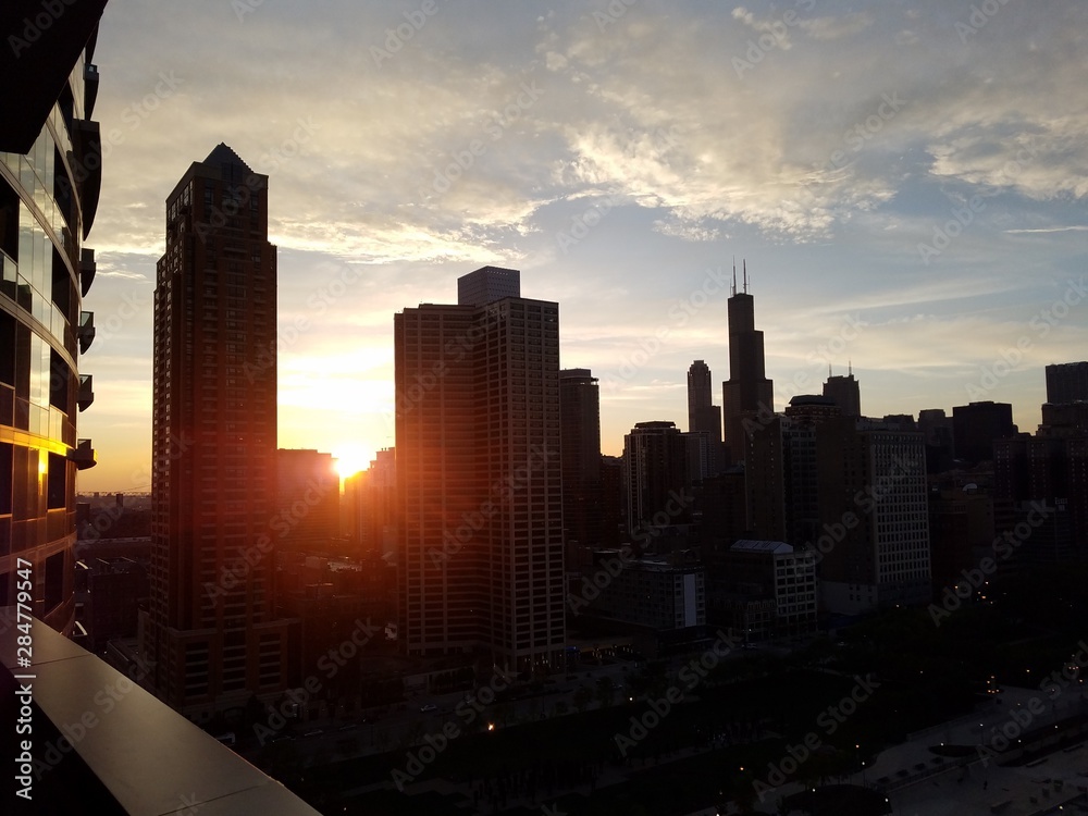 Obraz premium Chicago Skyline