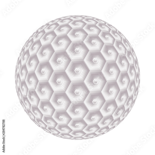 hexagonal lights beehive planet white silver