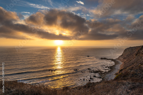 Vicente Bluffs Reserve at Sunset