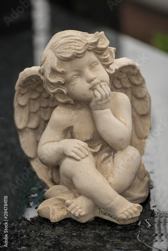 Friedhof, Statue, Engel
