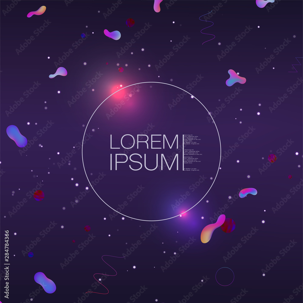Naklejka premium Abstract holographic background