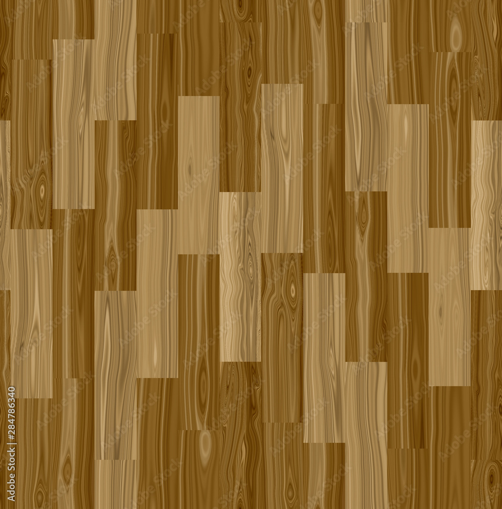 Fototapeta premium Realistic seamless wood plank flooring texture with high resolution
