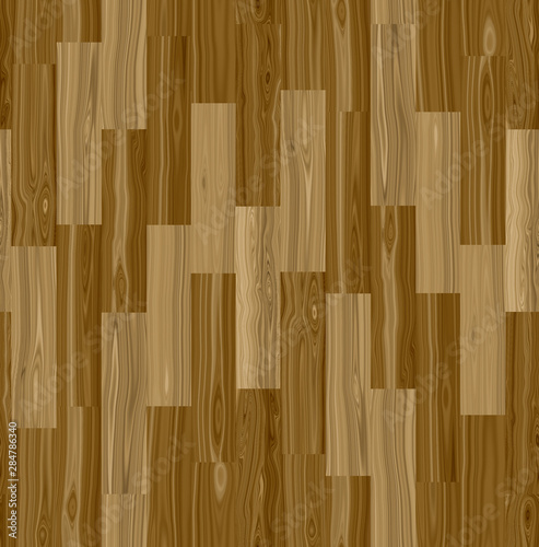 Fototapeta Naklejka Na Ścianę i Meble -  Realistic seamless wood plank flooring texture with high resolution