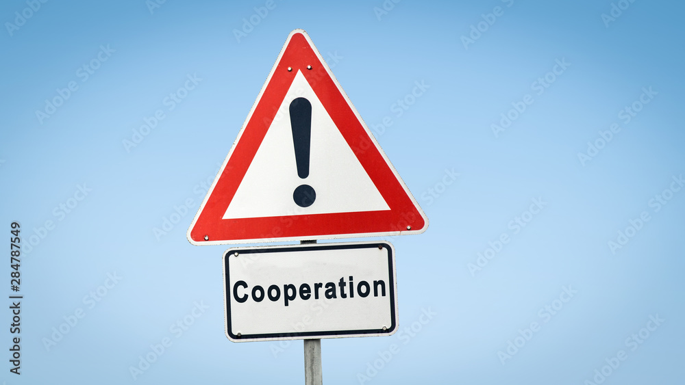 Street Sign to Cooperation Street Sign to Cooperation