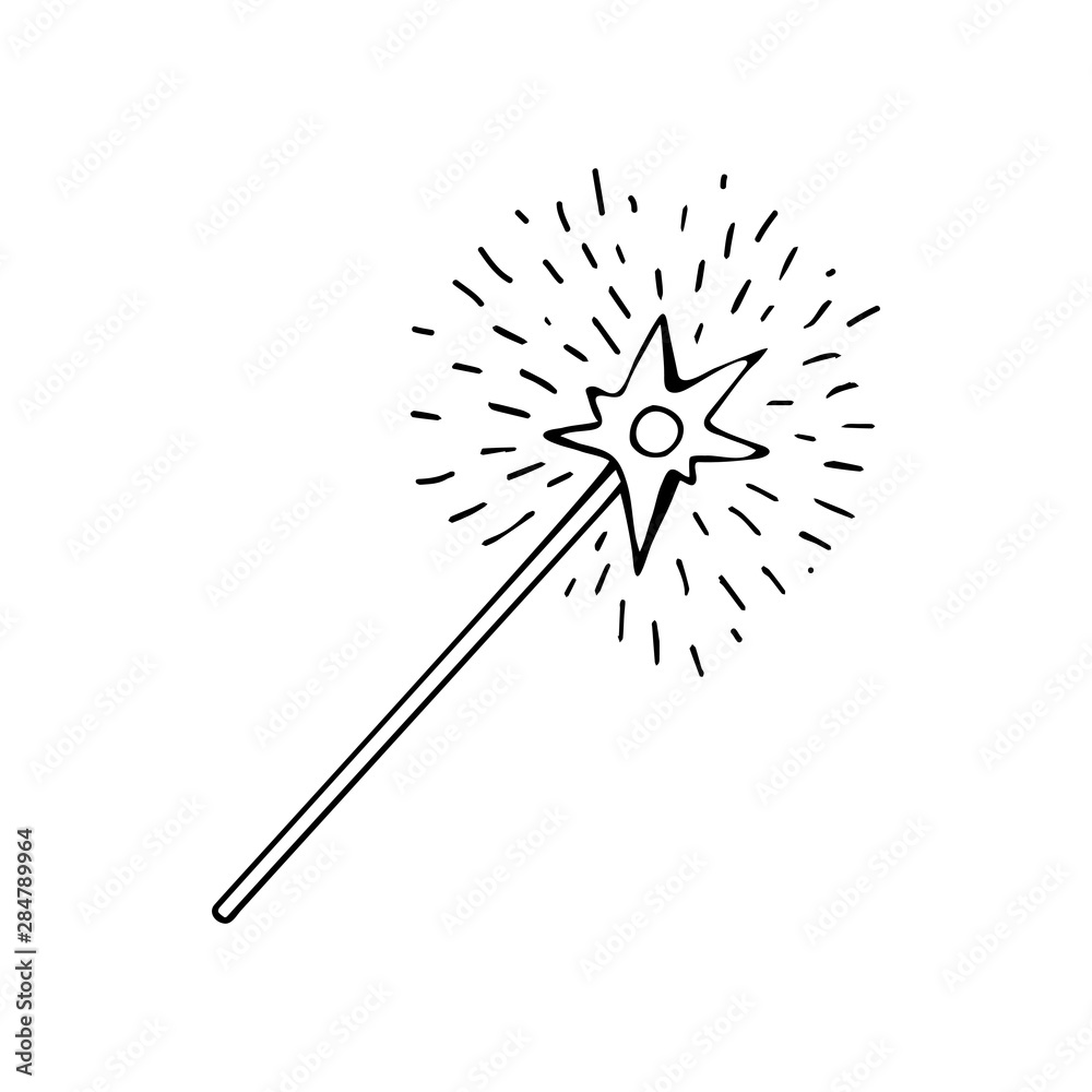 Christmas and new year winter icons. Magic wand, masquerade, costume. Hand drawn monochrome set, black and white set. Happy, holiday, celebration. Isolated object Christmas and new year winter icons. Magic wand, masquerade, costume. Hand drawn monochrome set, black and white set. Happy, holiday, celebration. Isolated object