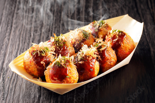 たこ焼き　Japanese food Takoyaki