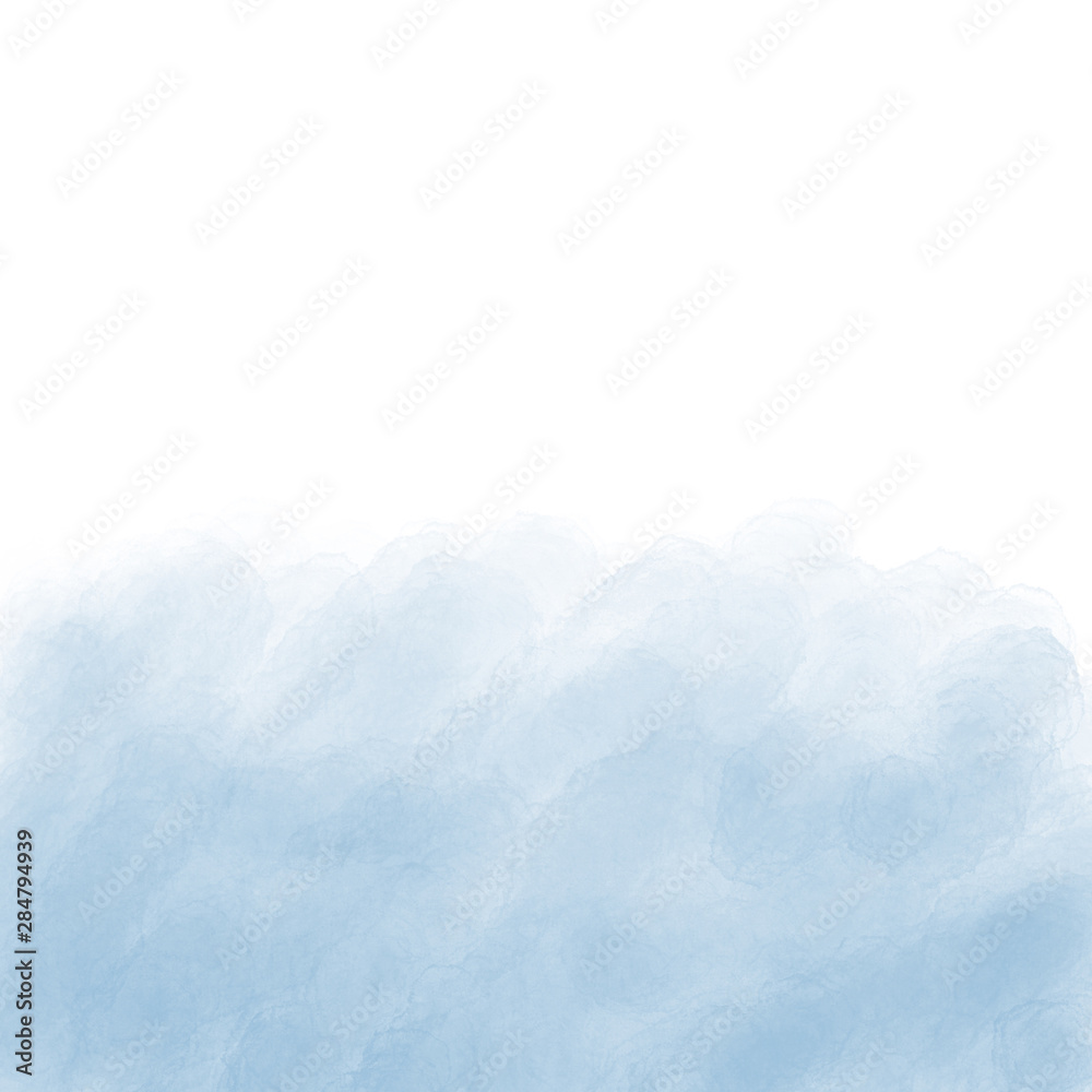 Obraz premium Abstract watercolor texture as background, Hand painted watercolor sky and clouds.