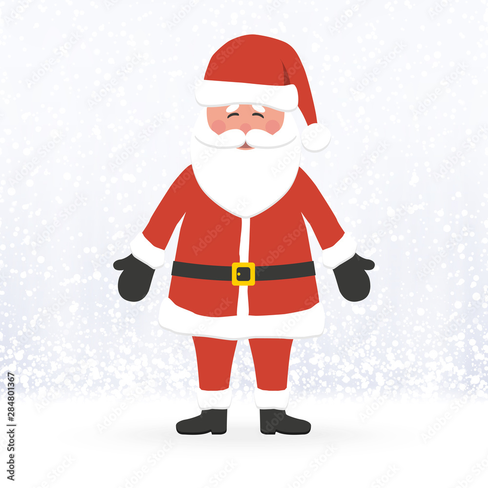 Santa Claus in the snow Santa Claus in the snow