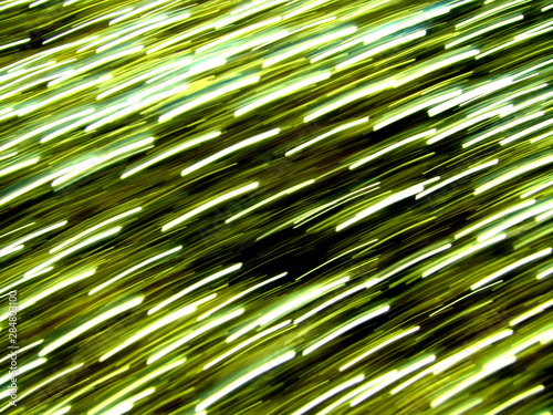 Green gold Christmas Light Background