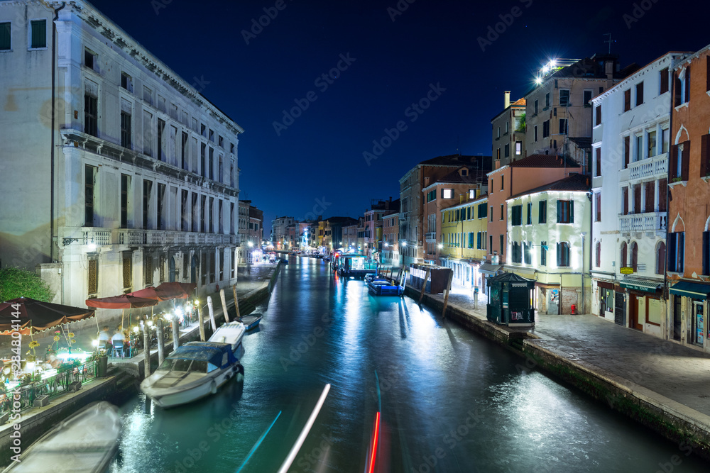 Night view of the Grand Canal