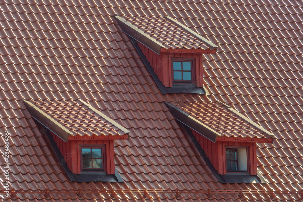 Window on the roof. Window on the roof.