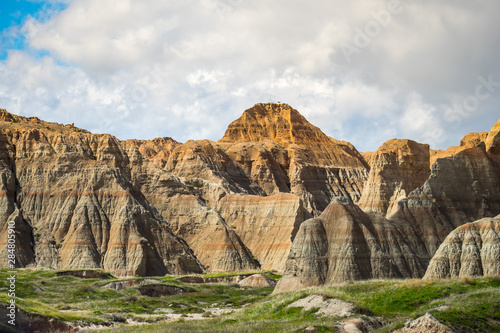 Rocky landscape of the beautiful Badlands National Park, South Dakota © CheriAlguire