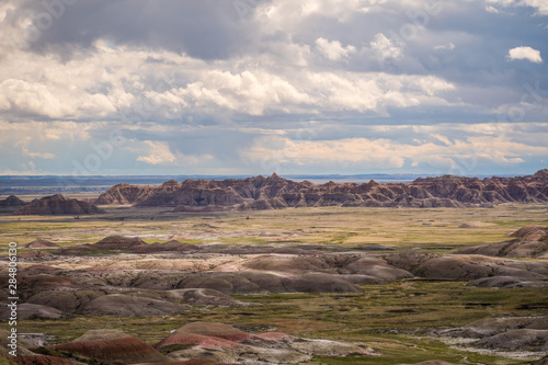 Rocky landscape of the beautiful Badlands National Park, South Dakota © CheriAlguire