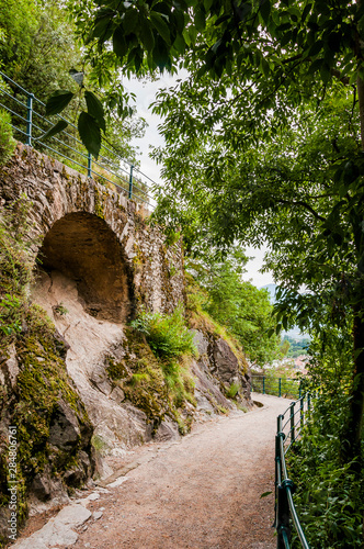 Meran, Tappeinerweg, Panoramaweg, Spazierweg, Dorf Tirol, Touristen, Vinschgau, Sommer, Südtirol, Italien