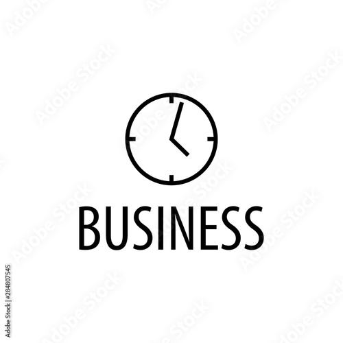 Vector clock, time company logo design, business symbol concept. Company logo design.
