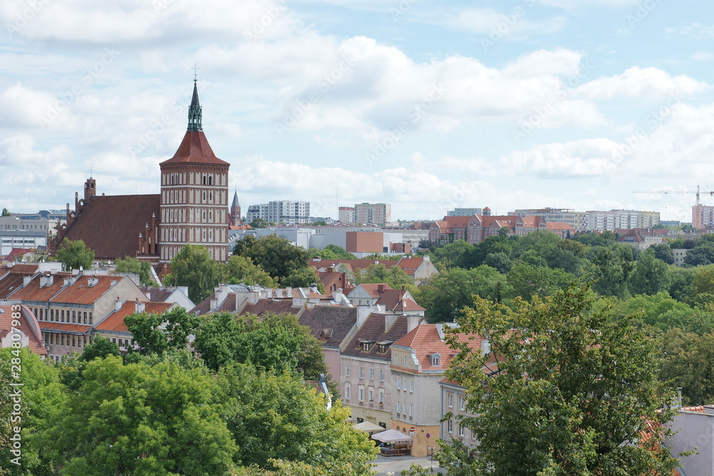 Olsztyn - panorama Starego Miasta