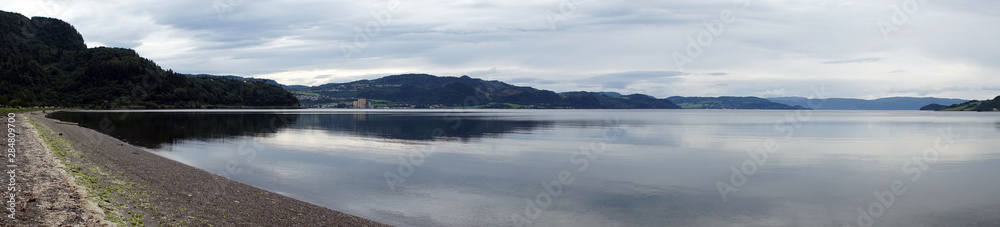 Coast of fjord