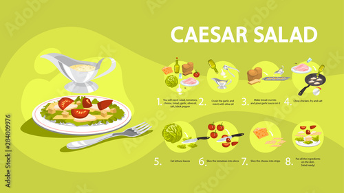 How to cook caesar salad at home
