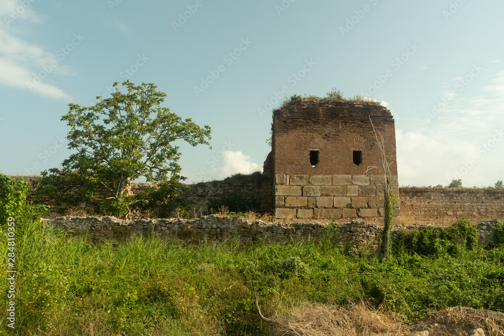 towers in the ancient Roman walls of Iznik (Nicea), Turkey