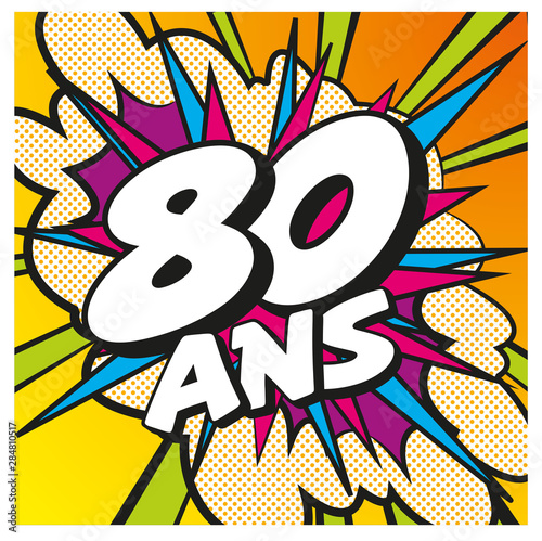 carte anniversaire pop art 80 ans 5