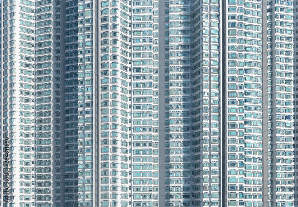 High rise residential building in Hong Kong city High rise residential building in Hong Kong city