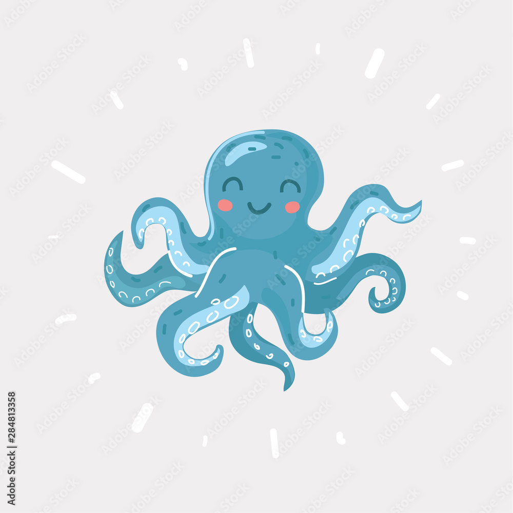 Octopus isolated on white background Octopus isolated on white background