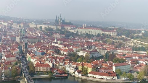 Wallpaper Mural Prague Castle aerial view, panoramic view of Prague Castle from the drone Torontodigital.ca