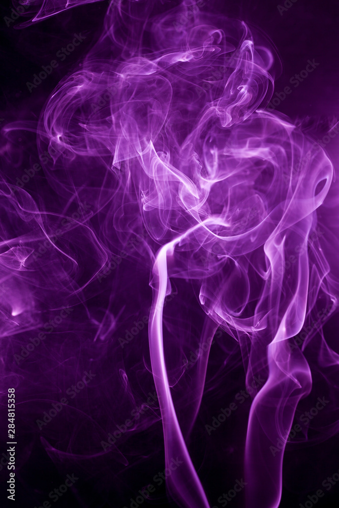 Fototapeta premium Toxic purple smoke.
