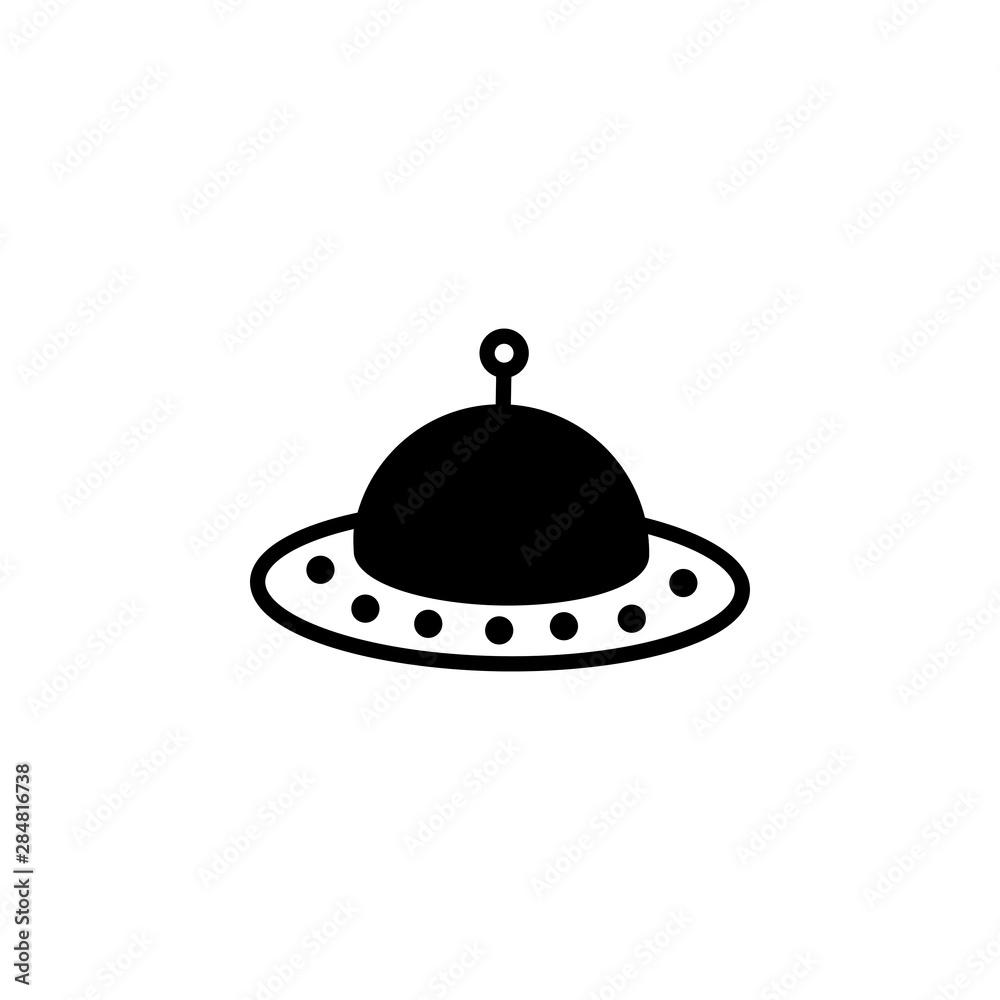 Ufo icon vector. astronomy illustration logo. spaceship symbol. Ufo icon vector. astronomy illustration logo. spaceship symbol.