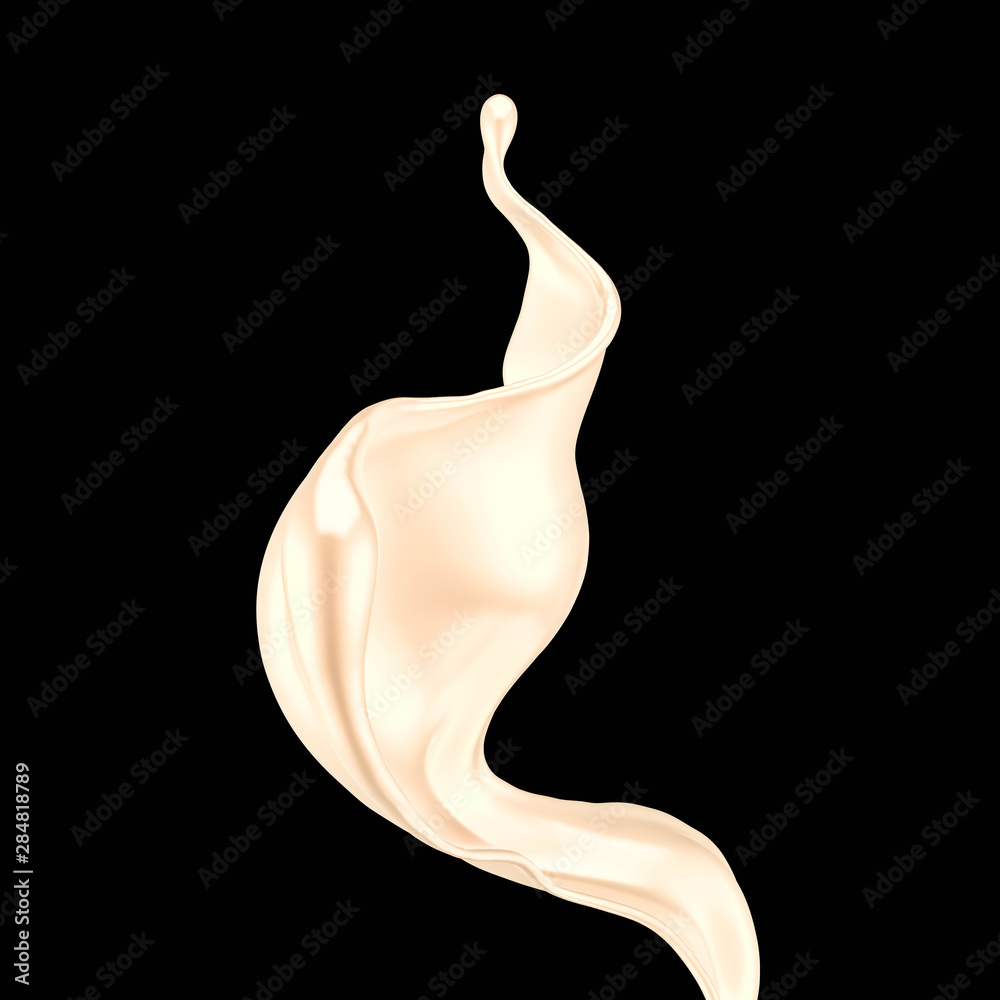 Splash of gold fluid. 3d illustration, 3d rendering. Splash of gold fluid. 3d illustration, 3d rendering.