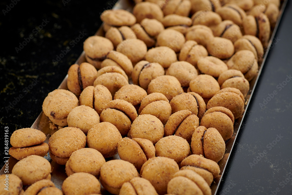Pattern of Italian cookies Pattern of Italian cookies