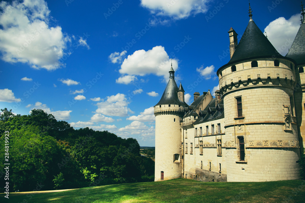 Chaumont on Loire castle in France