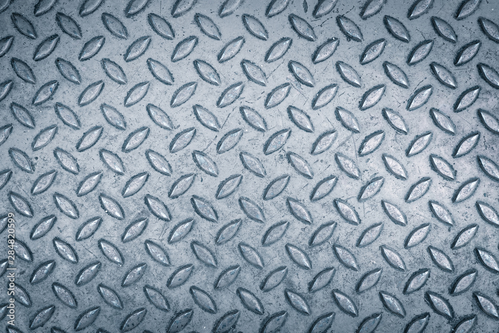 Metal sheet with diamond pattern Metal sheet with diamond pattern