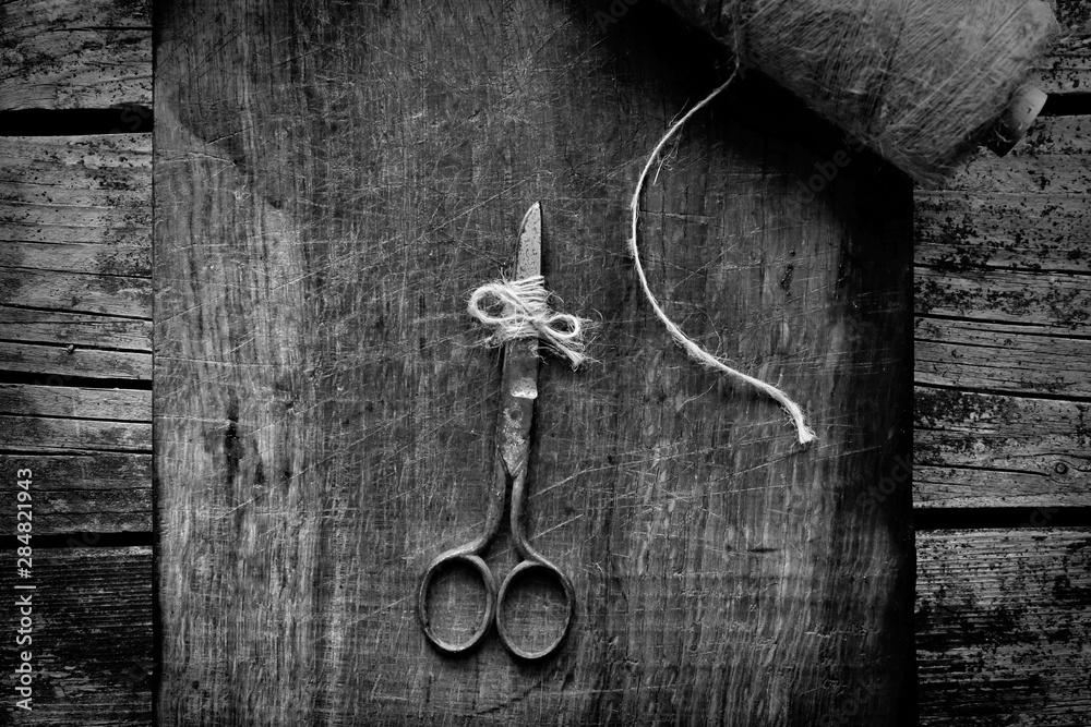 Cibo e spezie su piatto antico Cibo e spezie su piatto antico