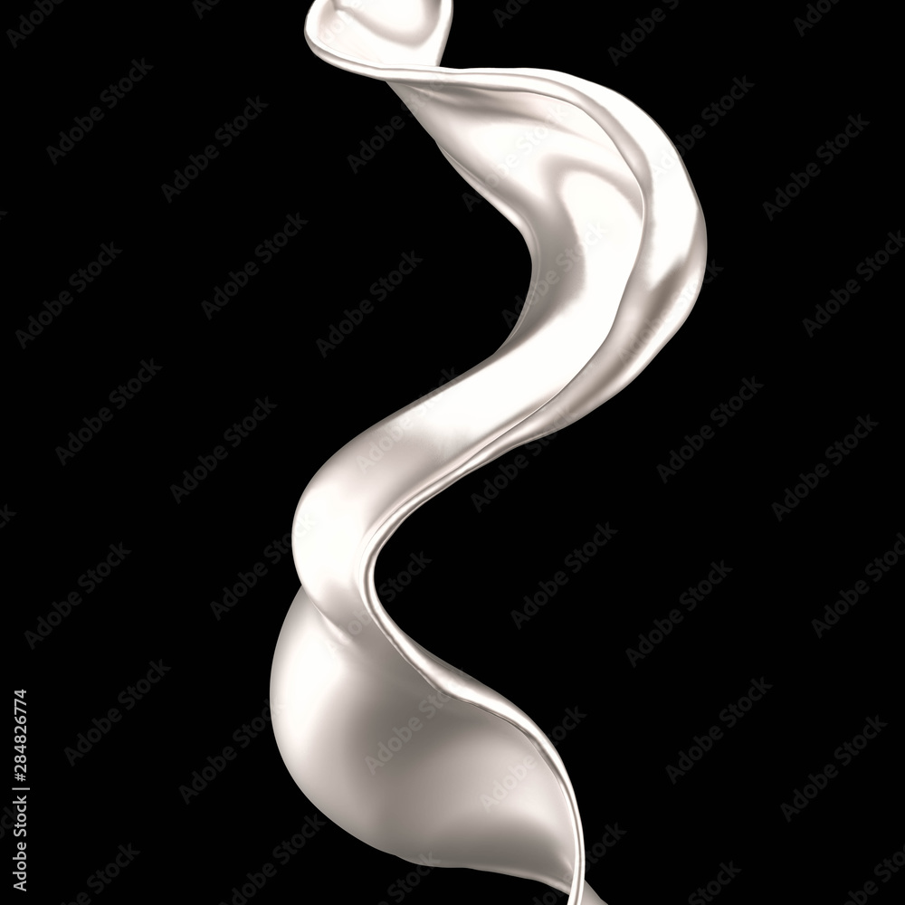 Splash of gold fluid. 3d illustration, 3d rendering. Splash of gold fluid. 3d illustration, 3d rendering.
