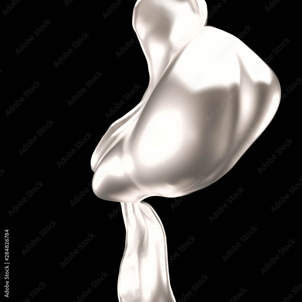 Splash of gold fluid. 3d illustration, 3d rendering. Splash of gold fluid. 3d illustration, 3d rendering.