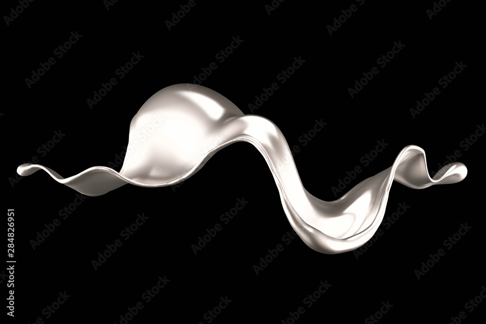 Splash of gold fluid. 3d illustration, 3d rendering. Splash of gold fluid. 3d illustration, 3d rendering.