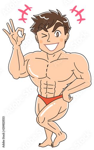 筋肉 マッチョ 男性