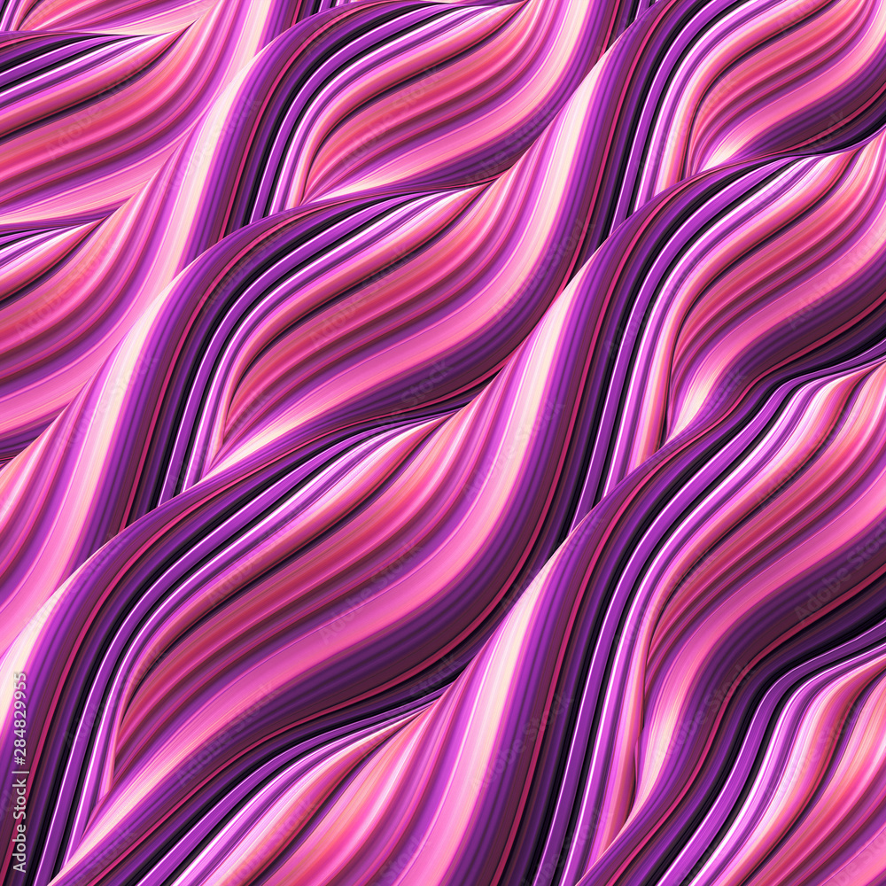 Obraz premium Line background. 3d illustration, 3d rendering.