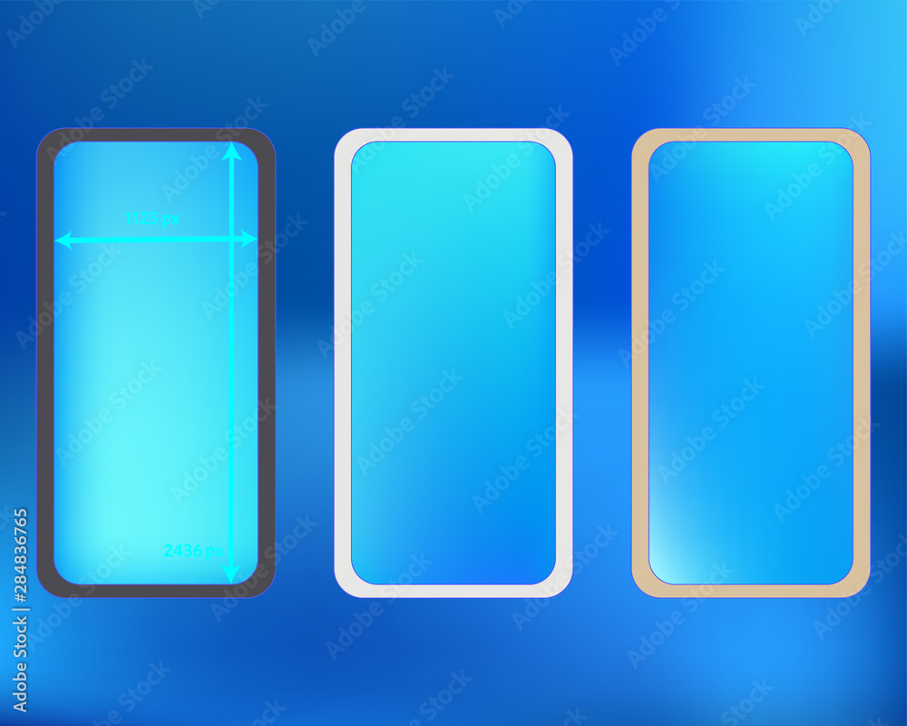 Mesh, azure colored phone backgrounds kit. Mesh, azure colored phone backgrounds kit.