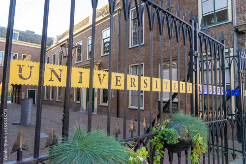 University Leiden entry gate