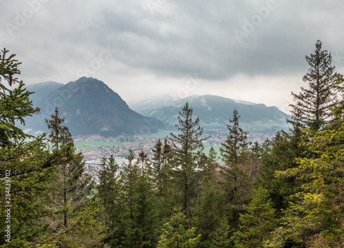 The landscape in Alps von Bavaria, Germany